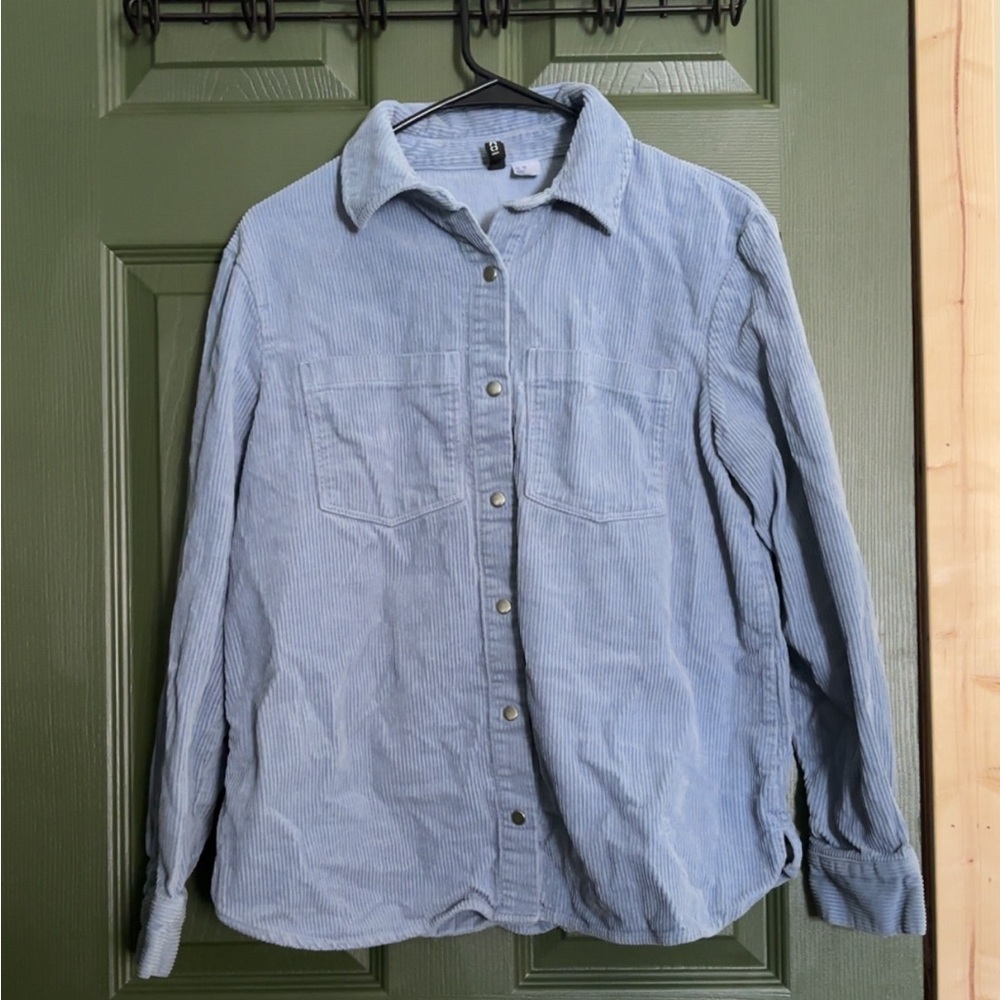 H&M Blue Corduroy Jacket